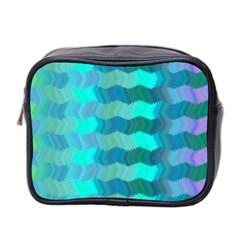 Texture Geometry Mini Toiletries Bag (two Sides) by HermanTelo