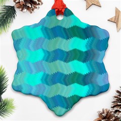 Texture Geometry Snowflake Ornament (two Sides)