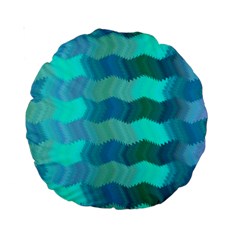 Texture Geometry Standard 15  Premium Round Cushions