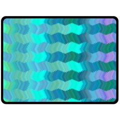 Texture Geometry Double Sided Fleece Blanket (large) 