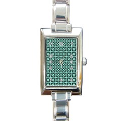 Texture Tissue Seamless Rectangle Italian Charm Watch by HermanTelo