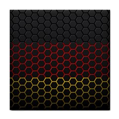 Germany Flag Hexagon Tile Coasters by HermanTelo