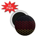 Germany Flag Hexagon 1.75  Magnets (10 pack)  Front