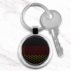 Germany Flag Hexagon Key Chain (round) by HermanTelo