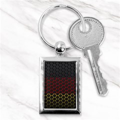 Germany Flag Hexagon Key Chain (rectangle) by HermanTelo