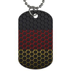 Germany Flag Hexagon Dog Tag (one Side) by HermanTelo