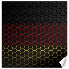 Germany Flag Hexagon Canvas 12  X 12 