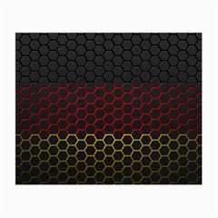 Germany Flag Hexagon Small Glasses Cloth (2 Sides)