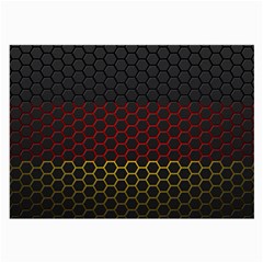 Germany Flag Hexagon Large Glasses Cloth