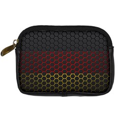 Germany Flag Hexagon Digital Camera Leather Case