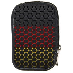 Germany Flag Hexagon Compact Camera Leather Case