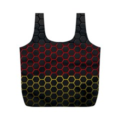 Germany Flag Hexagon Full Print Recycle Bag (m)