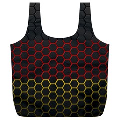 Germany Flag Hexagon Full Print Recycle Bag (xl)