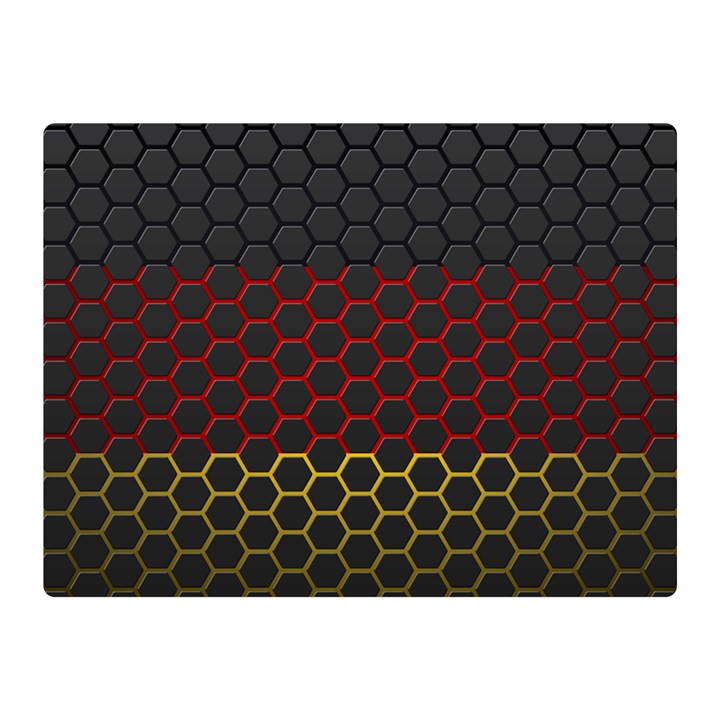 Germany Flag Hexagon Double Sided Flano Blanket (Mini) 