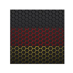 Germany Flag Hexagon Small Satin Scarf (square) by HermanTelo