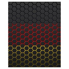 Germany Flag Hexagon Drawstring Bag (small)