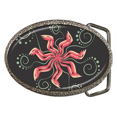 Flower Abstract Belt Buckles