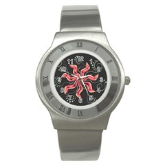 Flower Abstract Stainless Steel Watch