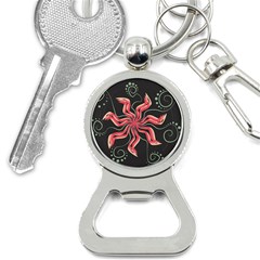 Flower Abstract Bottle Opener Key Chain