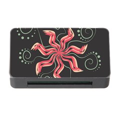 Flower Abstract Memory Card Reader with CF