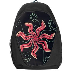 Flower Abstract Backpack Bag