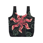 Flower Abstract Full Print Recycle Bag (S) Back