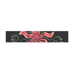 Flower Abstract Flano Scarf (Mini)