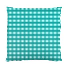 Gingham Plaid Fabric Pattern Green Standard Cushion Case (one Side)