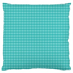 Gingham Plaid Fabric Pattern Green Standard Flano Cushion Case (one Side)