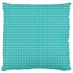 Gingham Plaid Fabric Pattern Green Standard Flano Cushion Case (One Side) Front