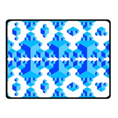 Cubes Abstract Wallpapers Fleece Blanket (small) by HermanTelo