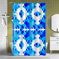 Cubes Abstract Wallpapers Shower Curtain 48  X 72  (small) 