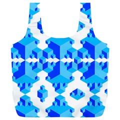 Cubes Abstract Wallpapers Full Print Recycle Bag (xl) by HermanTelo