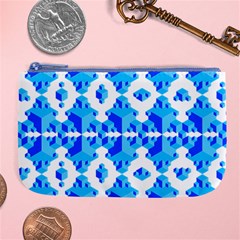 Cubes Abstract Wallpapers Large Coin Purse by HermanTelo