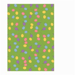 Balloon Grass Party Green Purple Small Garden Flag (two Sides) by HermanTelo