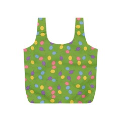 Balloon Grass Party Green Purple Full Print Recycle Bag (s)