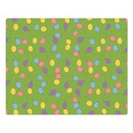 Balloon Grass Party Green Purple Double Sided Flano Blanket (Large)  Blanket Back