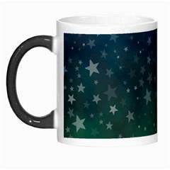 Background Blue Green Stars Night Morph Mugs