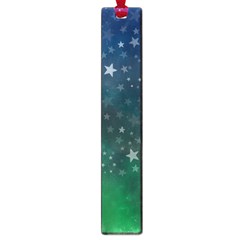 Background Blue Green Stars Night Large Book Marks