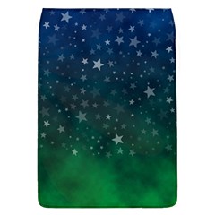 Background Blue Green Stars Night Removable Flap Cover (l) by HermanTelo