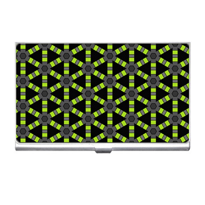 Backgrounds Green Grey Lines Business Card Holder