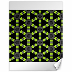 Backgrounds Green Grey Lines Canvas 12  X 16  by HermanTelo