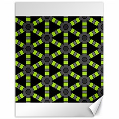 Backgrounds Green Grey Lines Canvas 18  X 24  by HermanTelo