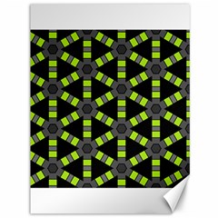 Backgrounds Green Grey Lines Canvas 36  X 48  by HermanTelo