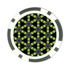 Backgrounds Green Grey Lines Poker Chip Card Guard by HermanTelo