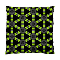 Backgrounds Green Grey Lines Standard Cushion Case (one Side) by HermanTelo