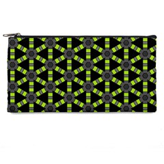 Backgrounds Green Grey Lines Pencil Cases by HermanTelo