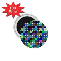 Geometric Background Colorful 1 75  Magnets (100 Pack)  by HermanTelo