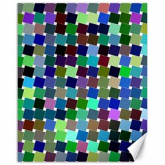 Geometric Background Colorful Canvas 16  X 20 