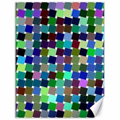 Geometric Background Colorful Canvas 18  X 24 